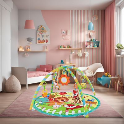 TAPIS D'ÉVEIL BÉBÉ - STIMULE LES SENS ET LA MOTRICITE