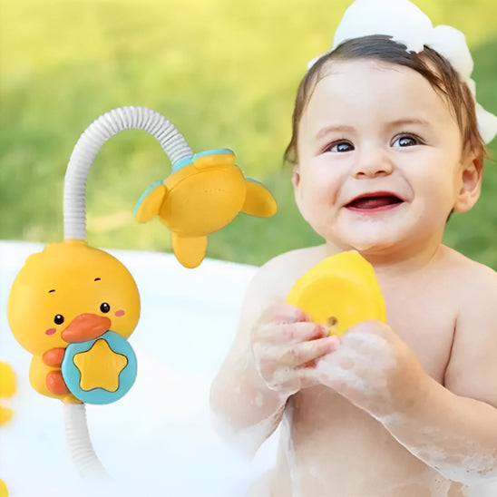canard-lotus-interactif-pour-bain-de-bebe