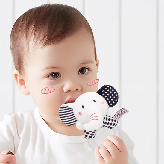 Hochet bébé sans BPA, certifié et testé par des pédiatres pour une sécurité optimale