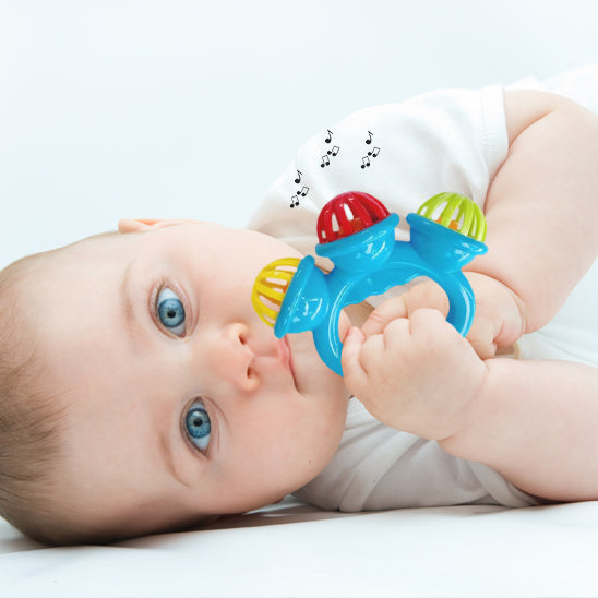 Image illustrant le doux tintement des clochettes du hochet bébé Clochette Douceur