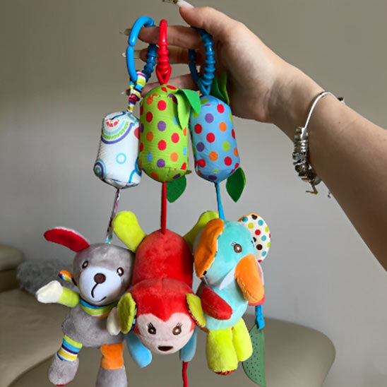 Hochet nomade apaisant, un jouet suspendu parfait pour bébé