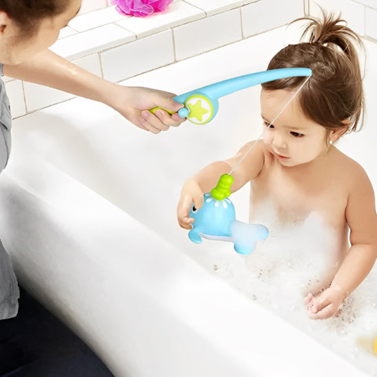 jouet-de-bain-bebe-canne-a-peche-baleine-magnetique-flottante