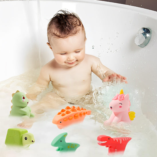 jouet-de-bain-etanche-et-colore-pour-bebe-figurines-dinos-et-animaux