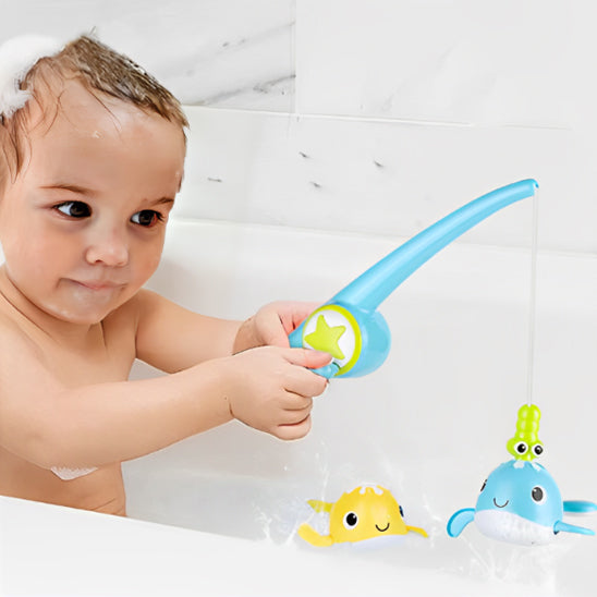 jouet-eveil-bain-peche-magnetique-baleine-amusante