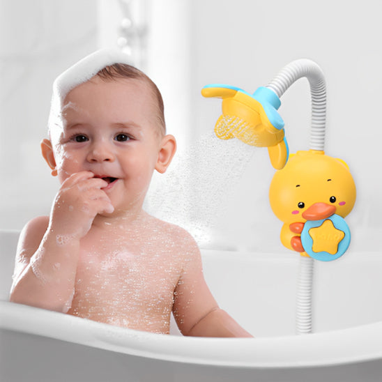 jouets-de-bain-canard-lotus-flottant-sur-l-eau