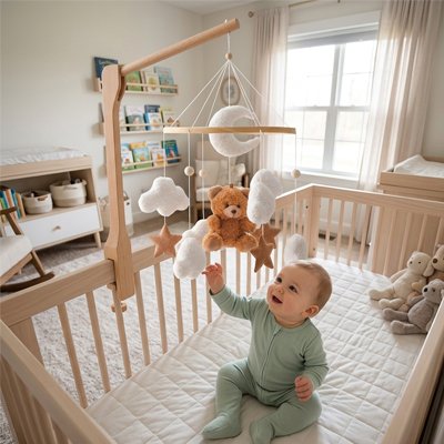 Mobile pour bébé chambre douce