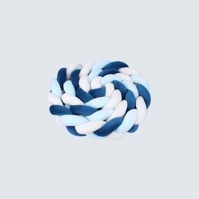 TOUR DE LIT TRESSÉ - Nuance Océanique - Bambins Shopping