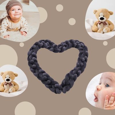 Zoom sur la TRESSE DE LIT BEBE - Nuances Obscures et sa texture douce