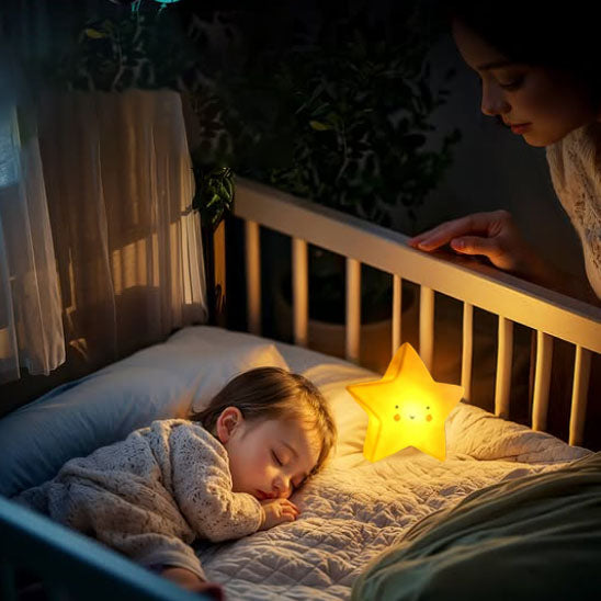 veilleuse-étoile-dans-une-chambre-cosy-idéale-pour-un-sommeil-paisible