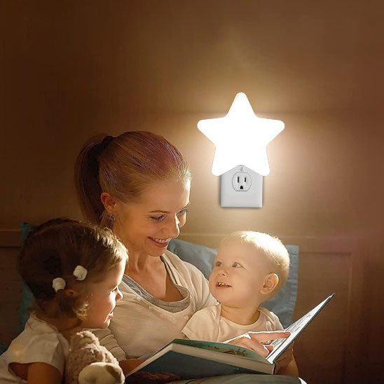 Veilleuse murale bébé avec capteur automatique d’obscurité