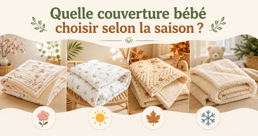 Quelle couverture bébé choisir selon la saison ?