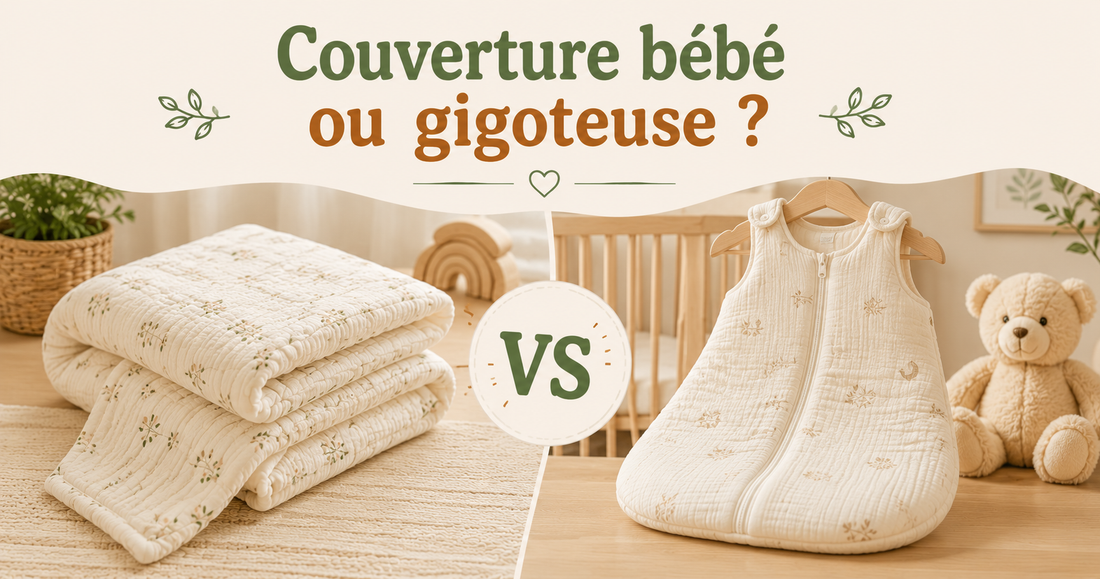 Couverture bébé ou gigoteuse : quelle différence ?