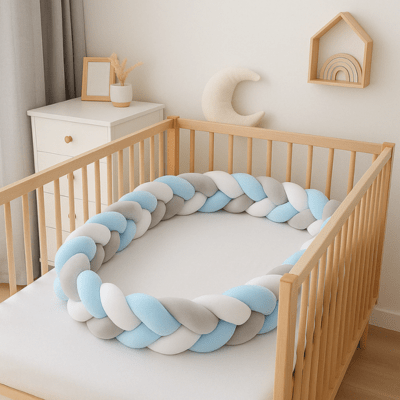 Tresse de lit poser sur le lit