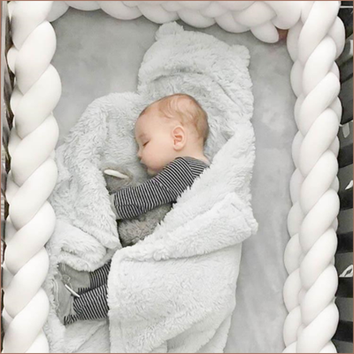 Tresse de Lit | Blanc (1-4M)