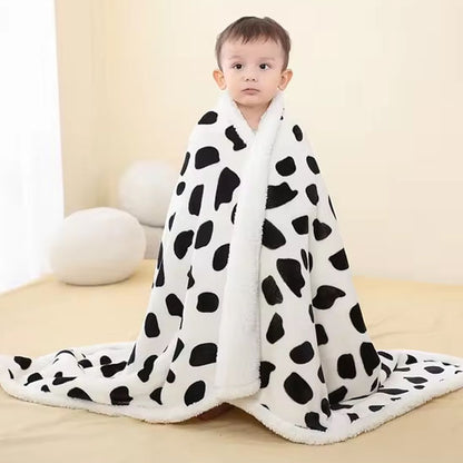 couverture bébé noir et blanc