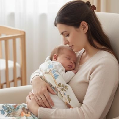 Couverture bébé – Tendresse des Sous-Bois