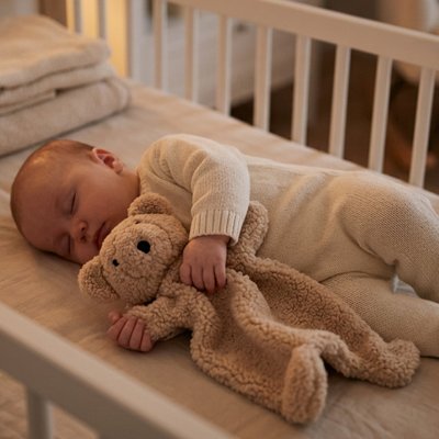 doudou bébé ours sommeil paisible