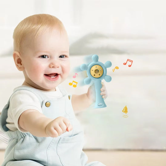 Hochet bébé ergonomique facile à saisir pour développer la motricité