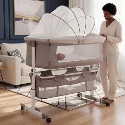 Lit cododo avec moustiquaire bébé