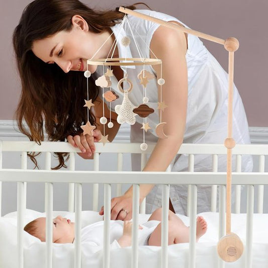 Mobile bebe lapin etoile