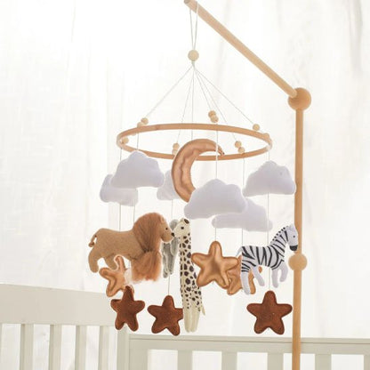 Mobile bebe lion girafe