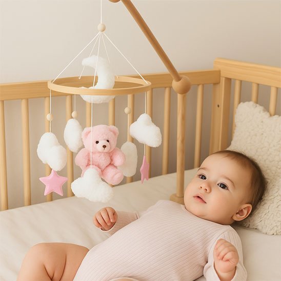 mobile bebe lune rose