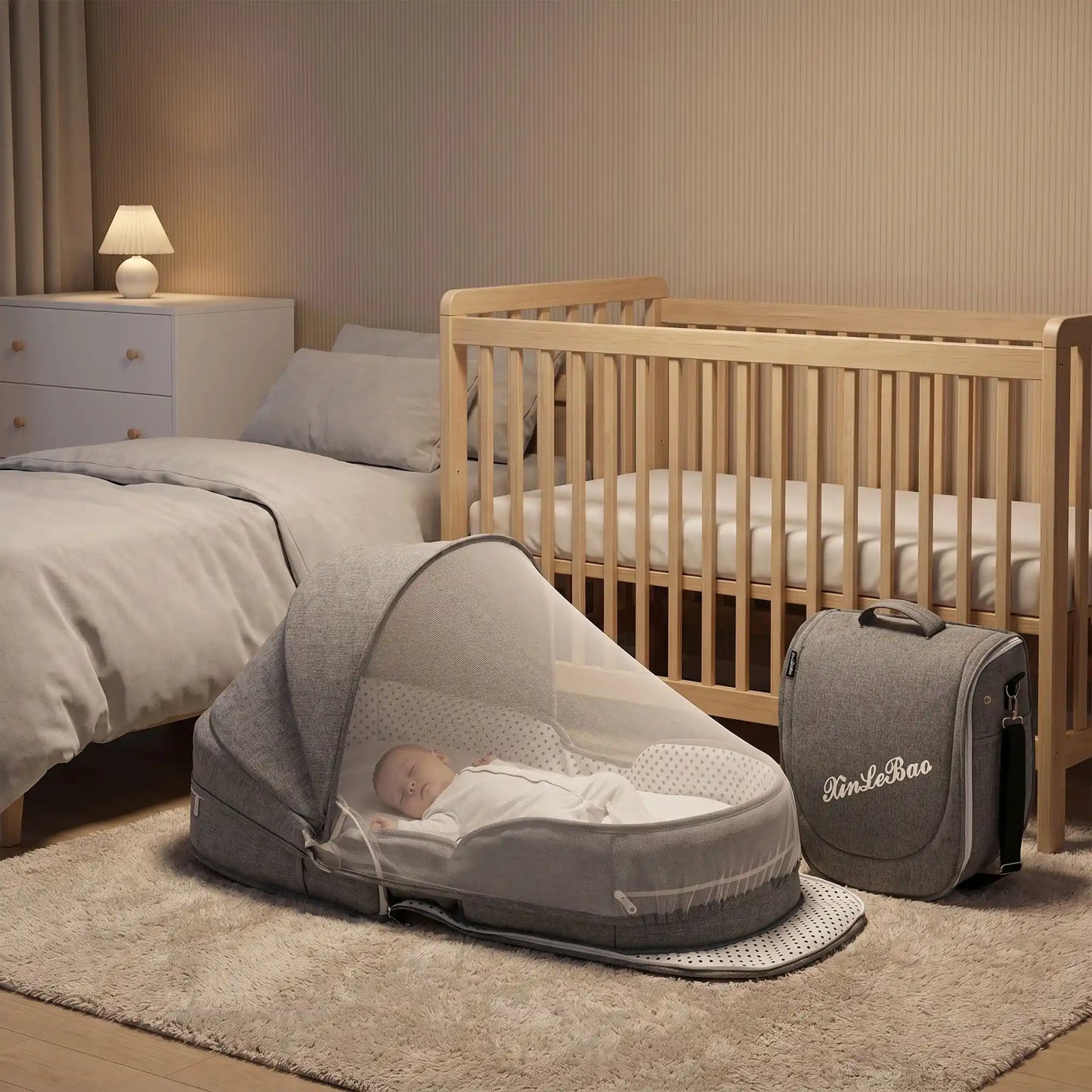 Moustiquaire bébé lit nuit paisible