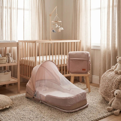 Moustiquaire bébé lit Rose Tendresse
