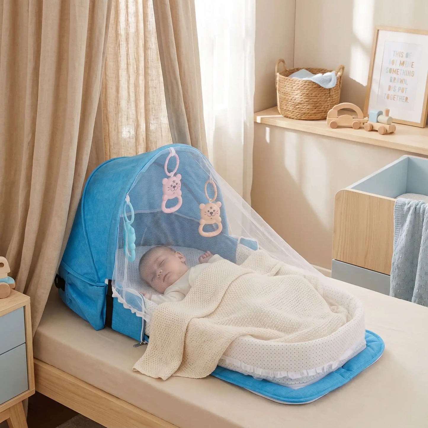 Moustiquaire lit bébé sommeil paisible