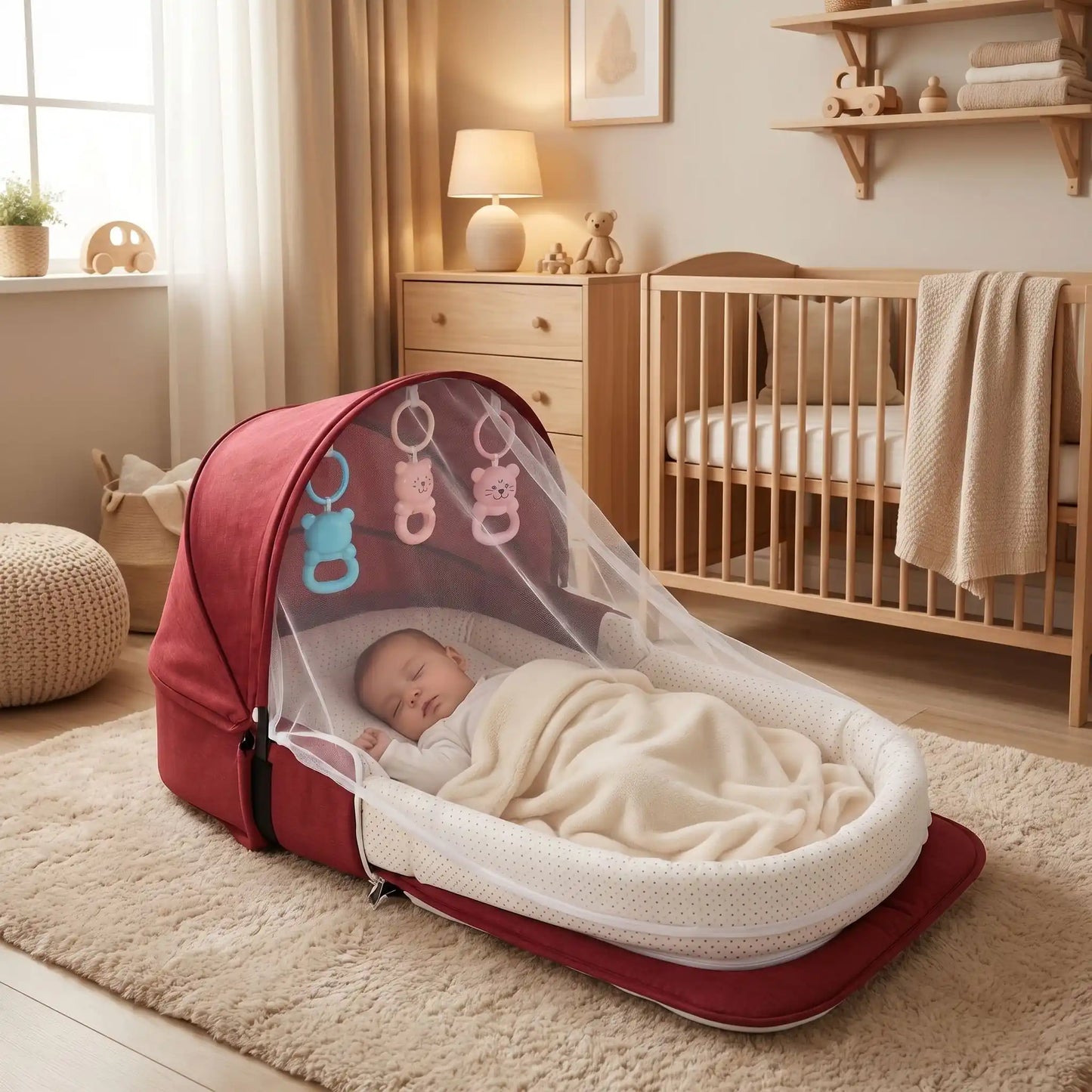 Moustiquaire lit bébé sommeil sécurisé