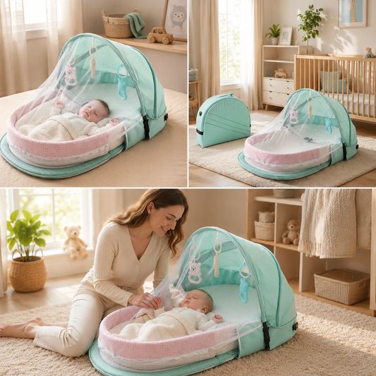 Moustiquaire lit bébé pliable nomade