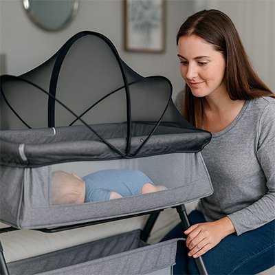 Moustiquaires lit bébé berceau noir