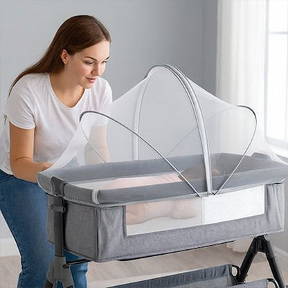 Moustiquaires lit bébé blanc respirant