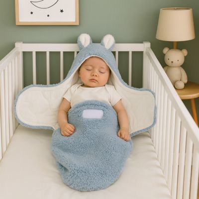 Nid d’ange bébé qui dort dans une chambre stylée