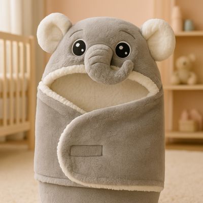 Nid d ange polaire gris éléphant