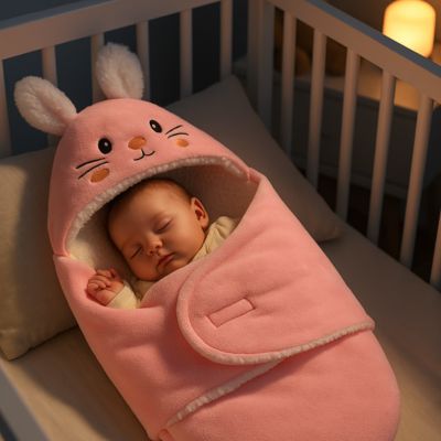Nuit bébé couverture nid d’ange polaire lapin