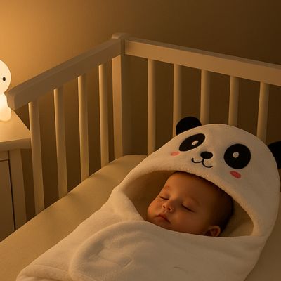 Bébé nuit nid d’ange polaire panda