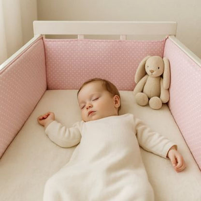 bebe dort protege barreaux rose
