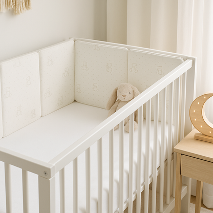 tour de lit avec doudou et veilleuse