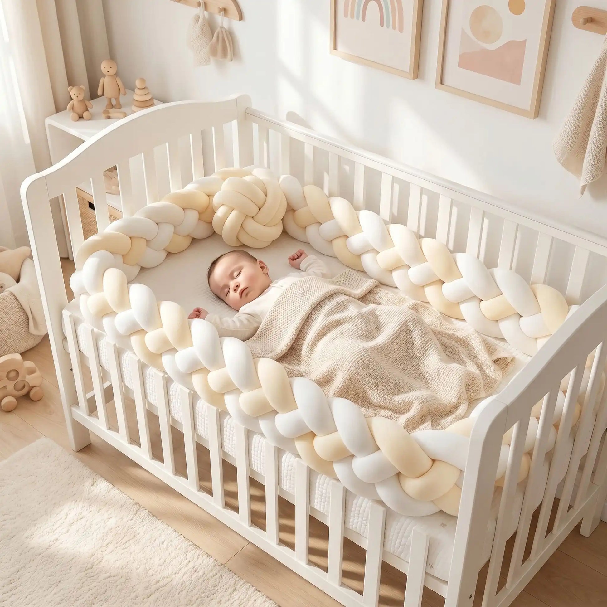 tresse de lit 4m bébé dort