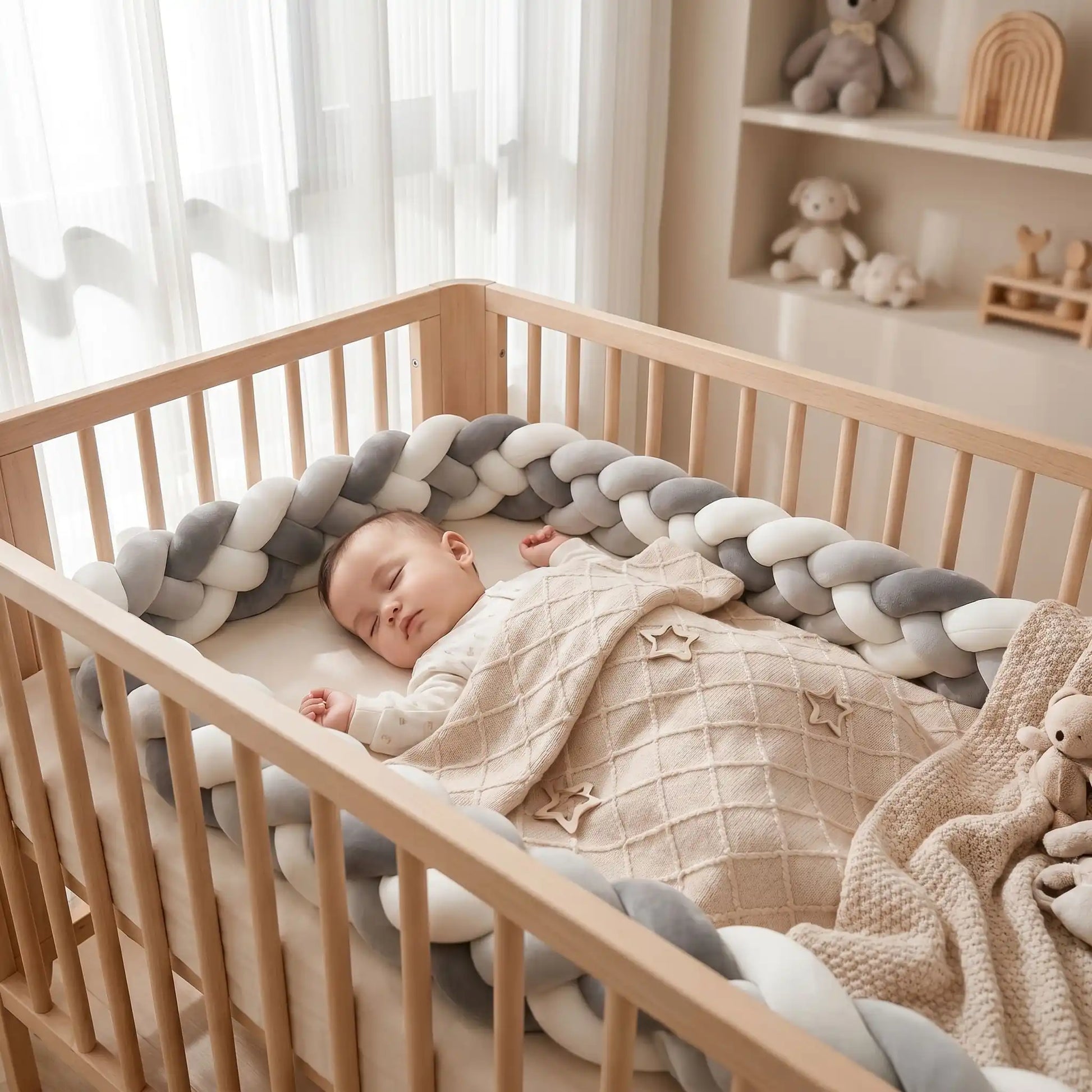 Tresse de lit 4m bébé endormi