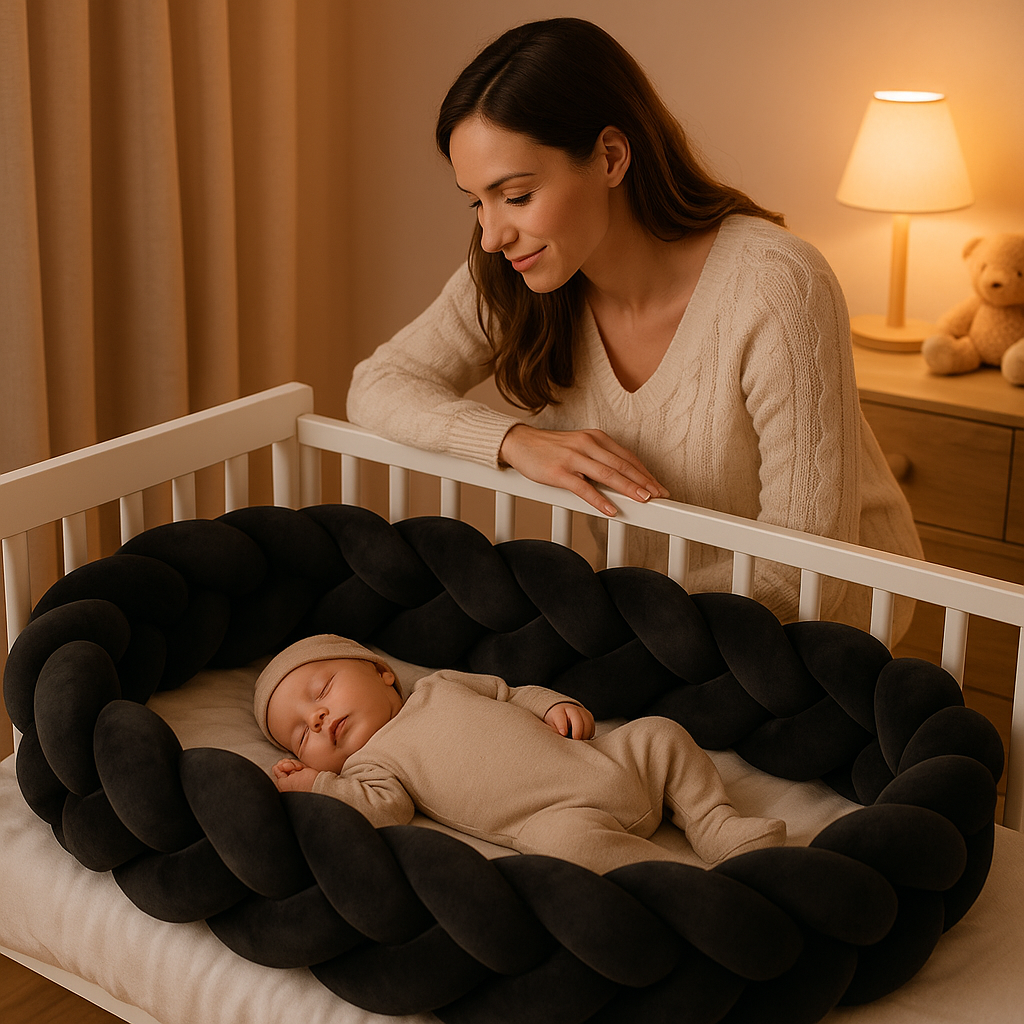 bebe dort tresse de lit bebe noir