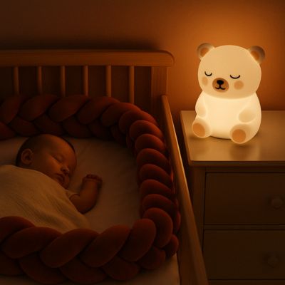 TRESSE DE LIT BÉBÉ - TERRACOTTA | Douceur et sécurité réunies - Bambins Shopping