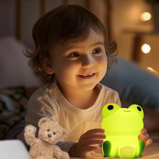 veilleuse bébé grenouille enfant rassuré nuit
