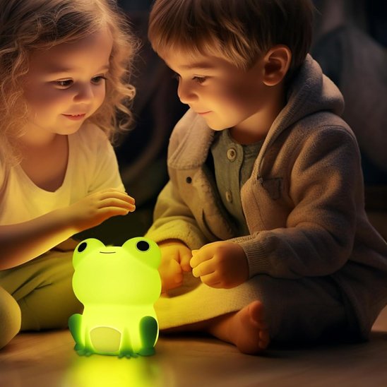 veilleuse bébé grenouille lumière apaisante enfant