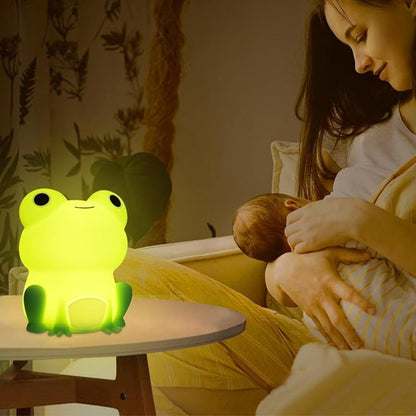 veilleuse bébé grenouille lumière douce chambre