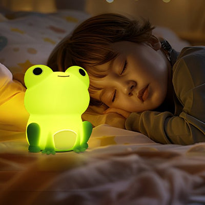 veilleuse bébé grenouille lumière douce nuit