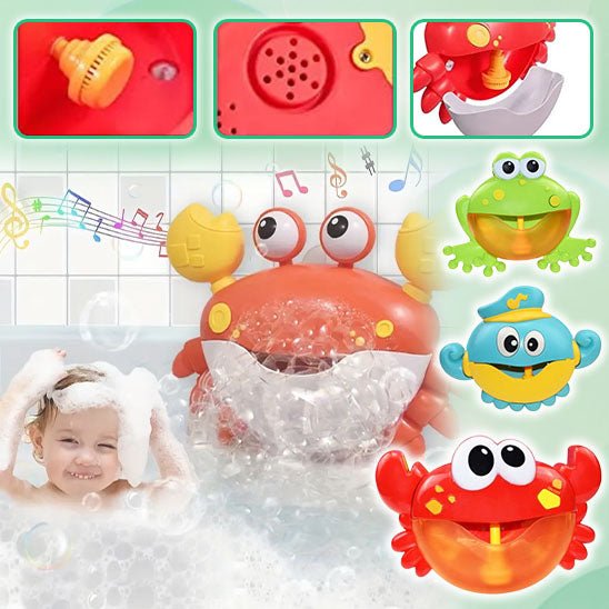 JOUET DE BAIN À BULLE | BUBBLE CRAB ™ - Bambinsshopping