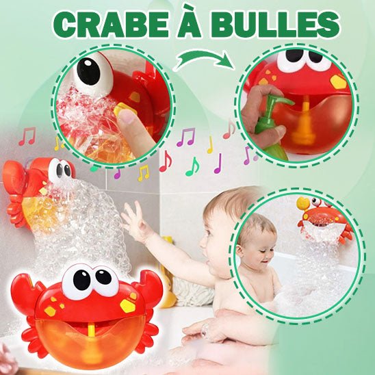 JOUET DE BAIN À BULLE | BUBBLE CRAB ™ - Bambinsshopping